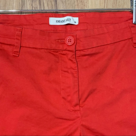 Smart Set | Red Shorts | Size 10 - Picture 10 of 16